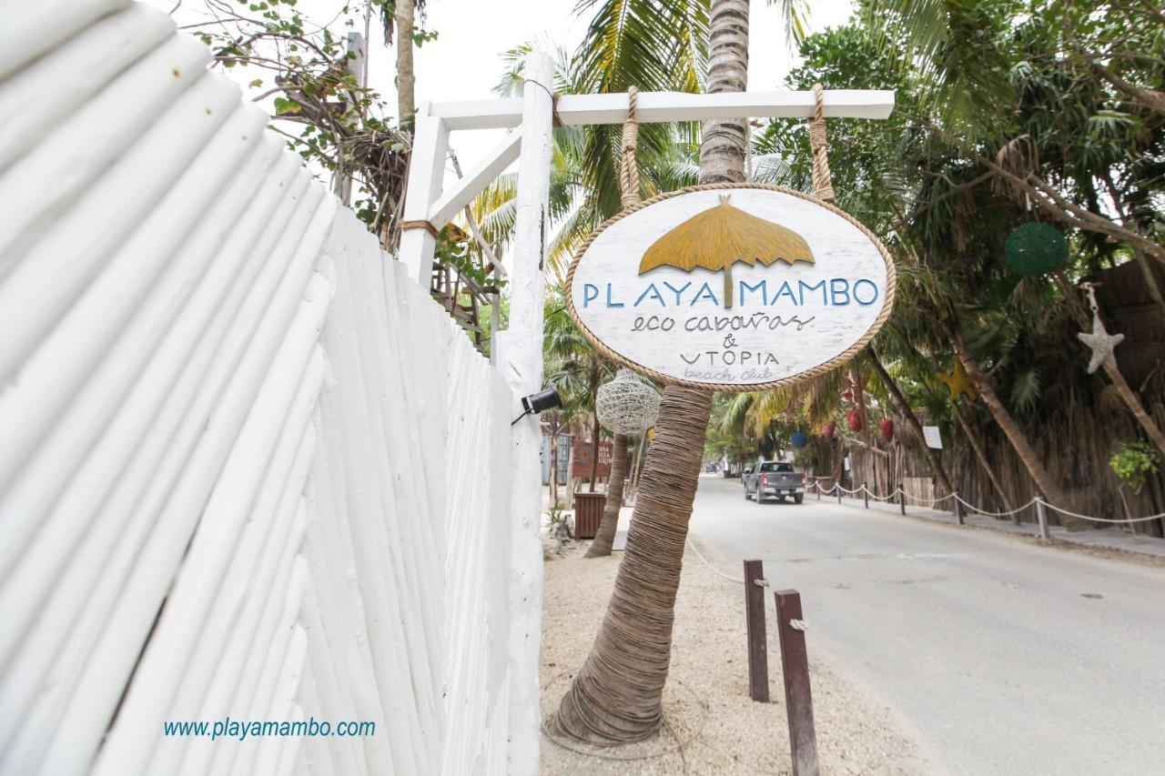 Отель Playa Mambo Eco Cabanas Тулум Экстерьер фото
